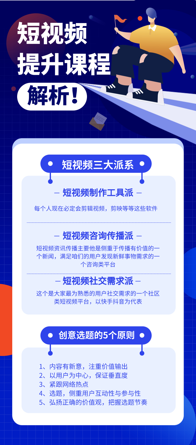 短视频提升课程：播放量10w+必备的那些要点
