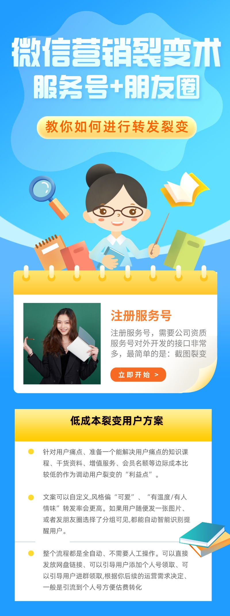 微信营销裂变术：服务号+朋友圈转发裂变